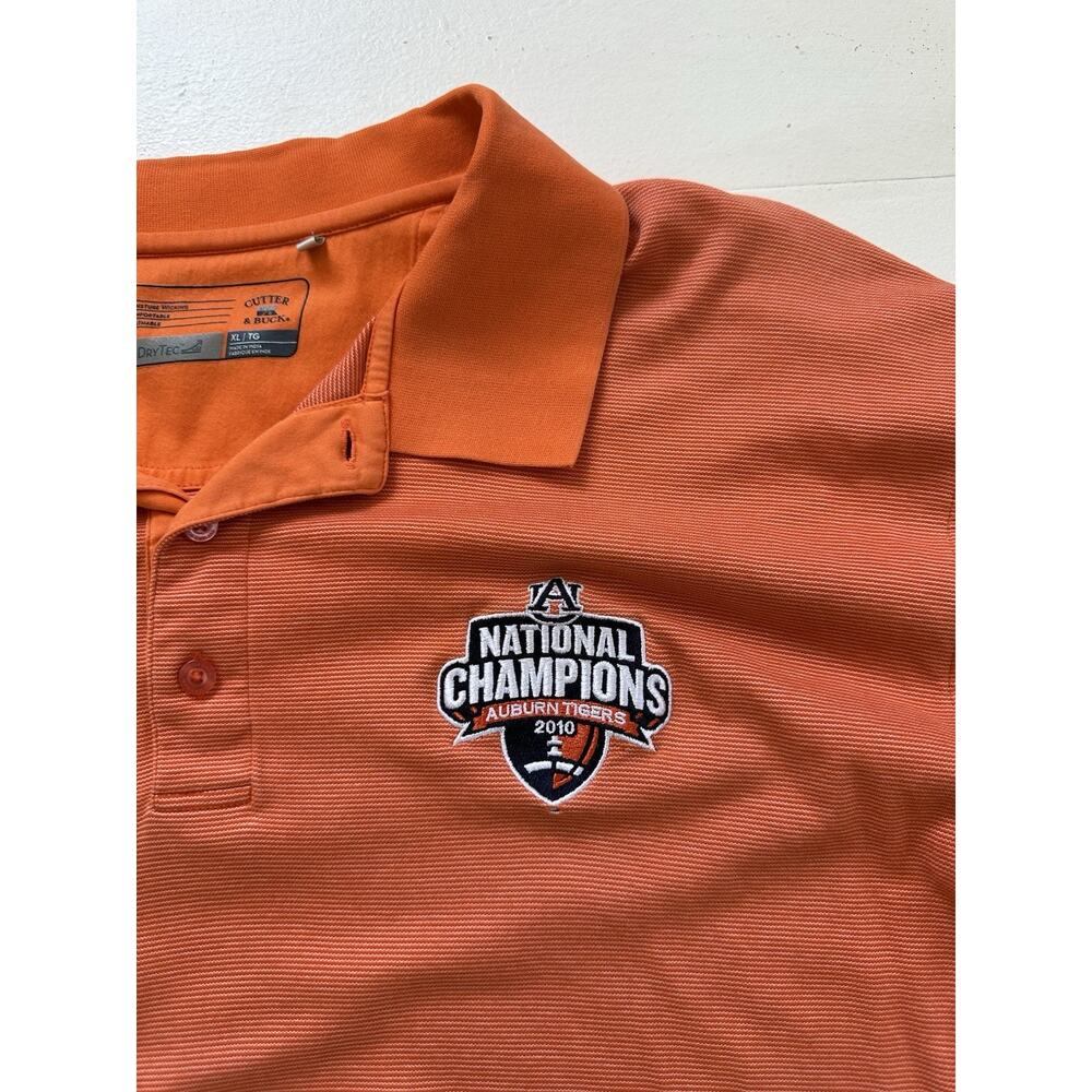 Cutter & Buck Auburn University Tigers 2010 National Champions Polo XL - Picture 3 of 6